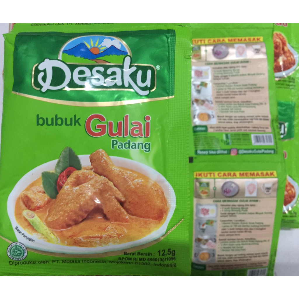 Desaku Bubuk Bumbu Gulai Padang 12,5 gr