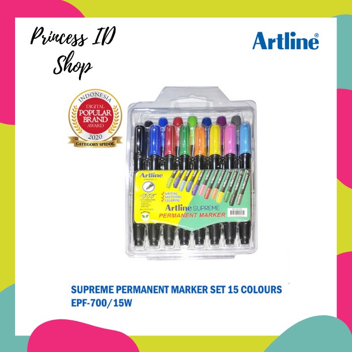 

Hemat Artline Supreme Spidol Permanent Marker Epf-700/15W Limited