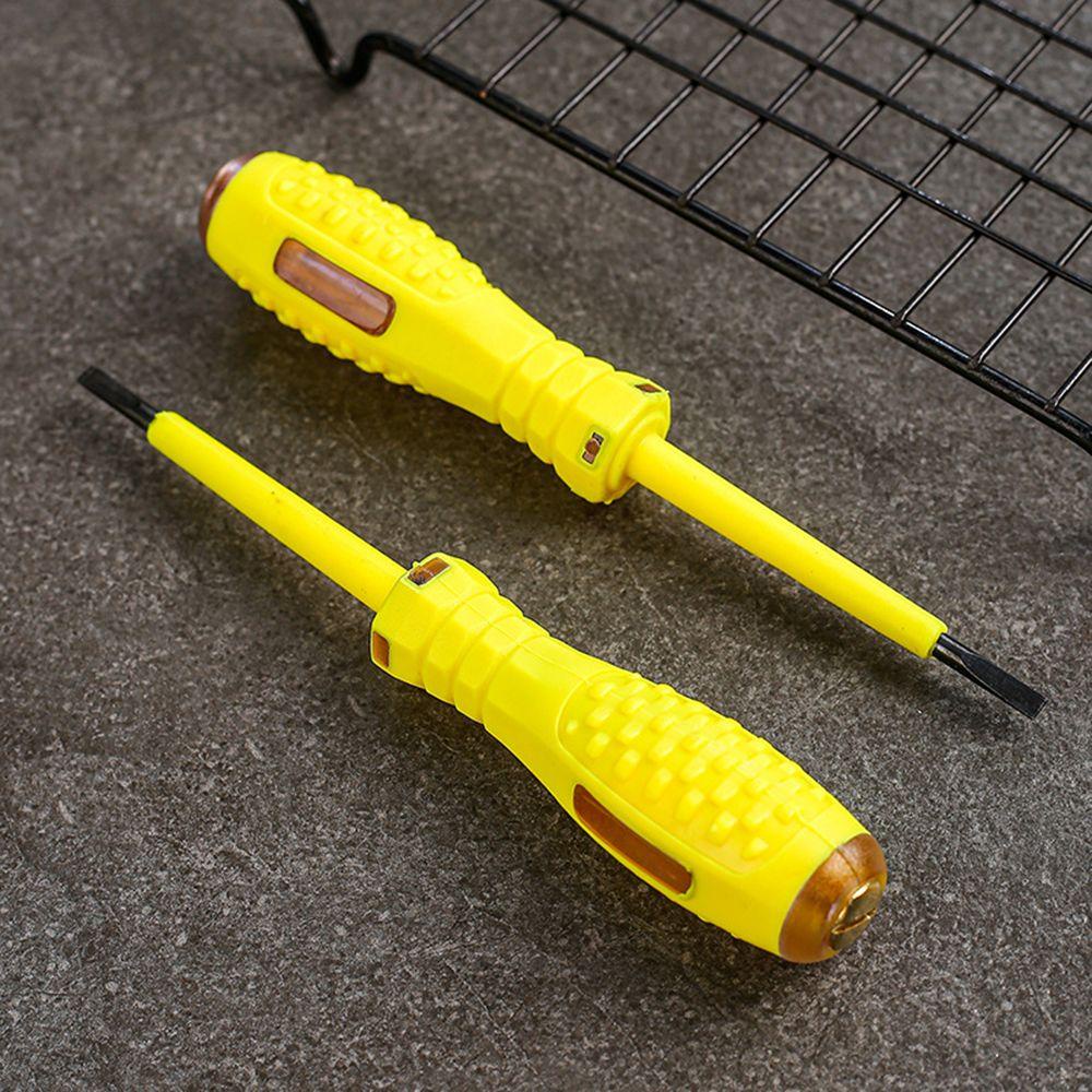 Solighter 2pcs Power Voltage Detector Pen On-off Test Obeng Listrik Indikator Electrician Tool Induksi Cerdas