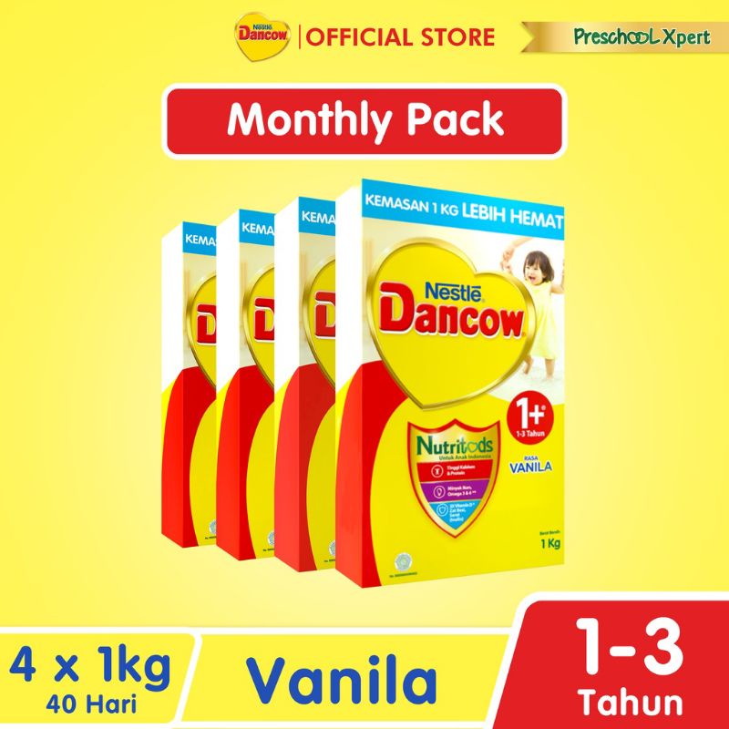 Jual DANCOW 1+ VANILA 8BOX 1KG(RESELLER) | Shopee Indonesia