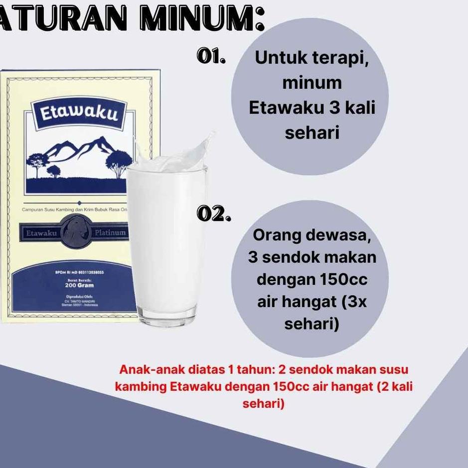 

Model baru - SUSU ETAWAKU PLATINUM STOCK / SUSU KAMBING BUBUK ETAWAKU STOCK !