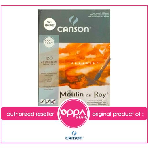 

Lora | Canson Moulin Du Roy 300G Rough #909 - Kertas Gambar Watercolor