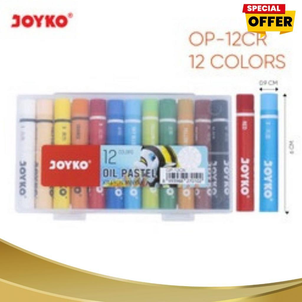 

SALE Crayon Joyko Oil Pastel TIP12CR 12 Warna Mini Krayon