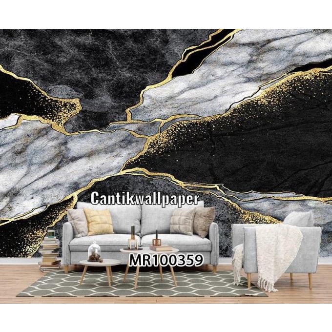 Photowall Mural 3D Dinding Wallpaper Mural Marble Marmer Natural Alam Wd676538