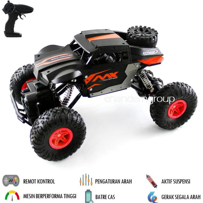 Mainan Mobil Offroad Remot Kontrol RC Rock Crawler Climbing Rover Max