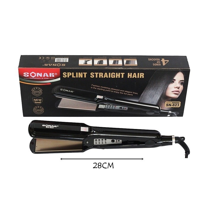 Catokan Sonar SN - 823 Splint Straight Hair / Catok Plat Luru  Bagikan :   ALAT KENCANTIKAN