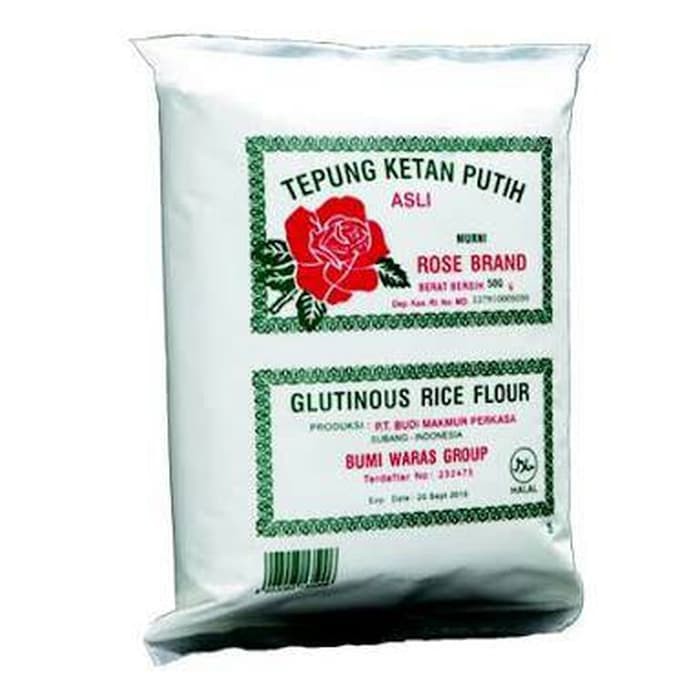 Tepung Ketan Rose Brand 500 Gram/ Tepung Beras Ketan / Ketan Rose Brand