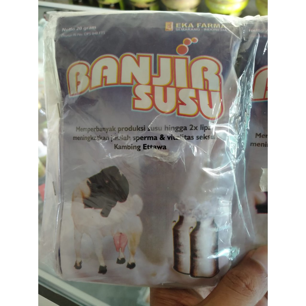 

BANJIR SUSU (25 gr) - Suplemen peningkat produksi susu kambing