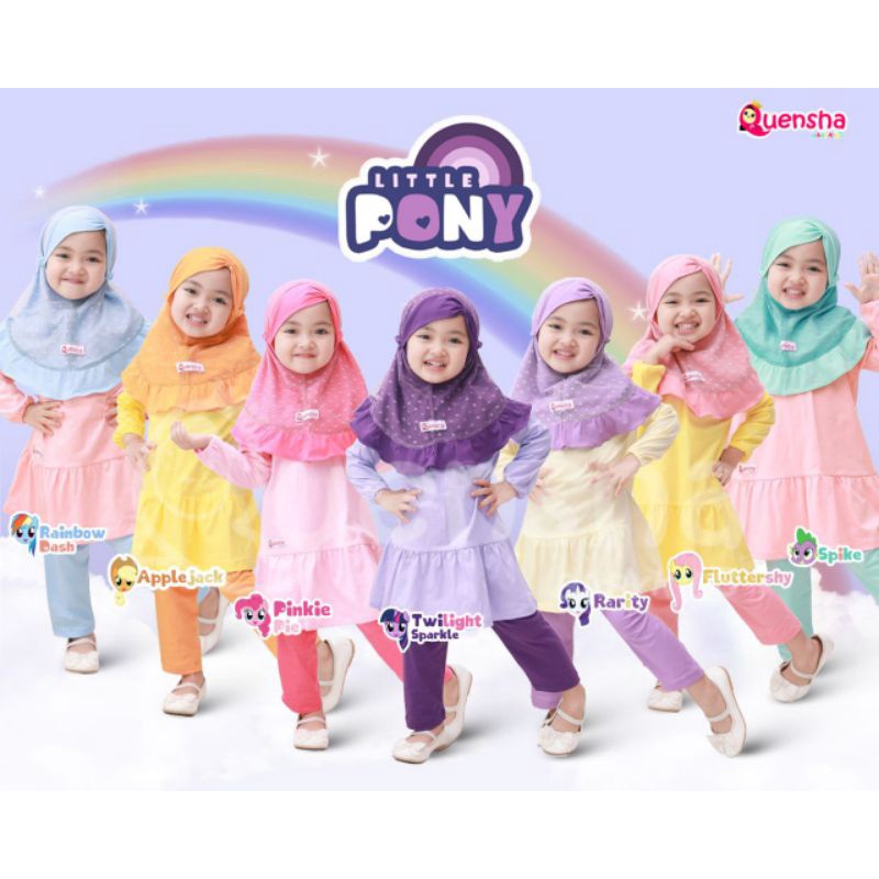 Set Tunik Celana Little Pony by Quensha Kids