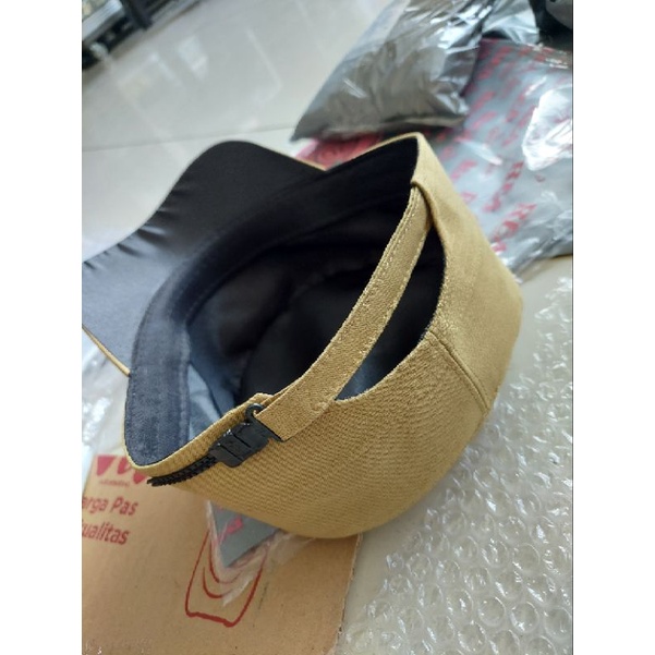 TOPI KOMANDO KORPRI KHAKI Dobel padi kapas