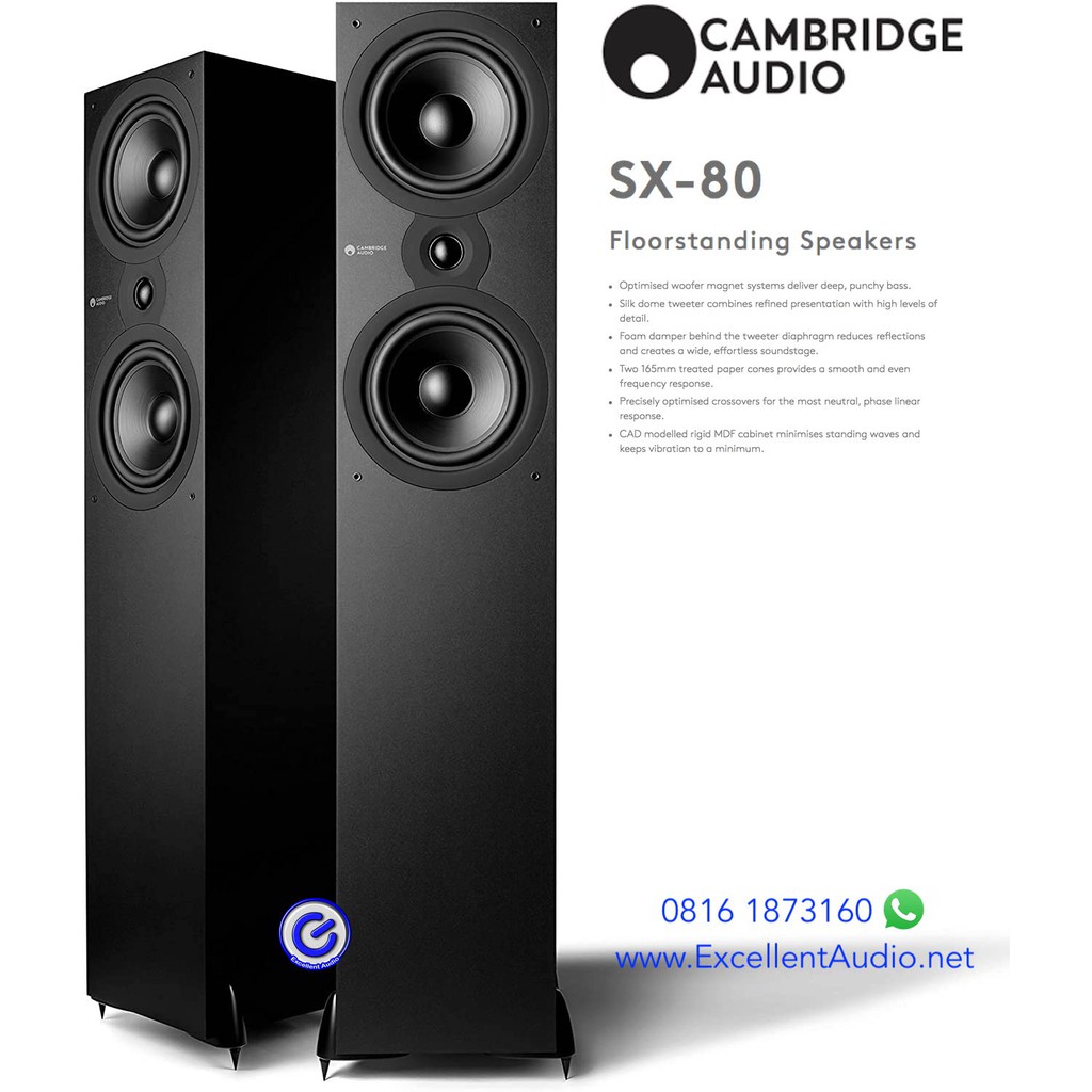 Cambridge Audio SX80 pasif floorstand speaker