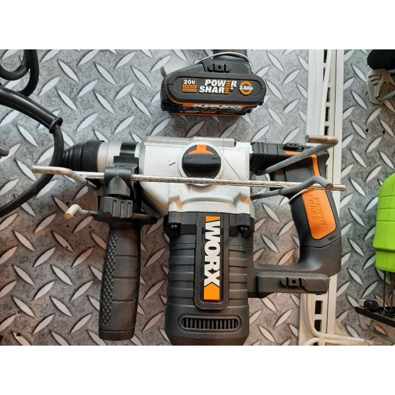 cordless rotary hammer worx mesin bor rotary hammer tanpa kabel 26mm 20v BRAND UK ENGLISH