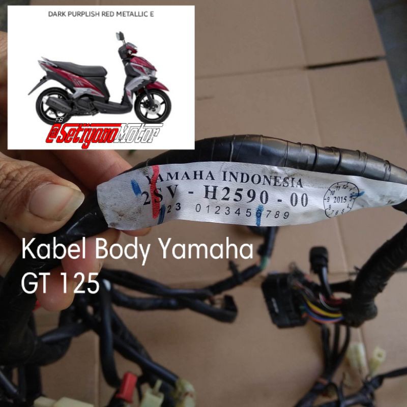 Kabel Body Yamaha GT 125 2SV Xeon GT Xeon Kode 2SV