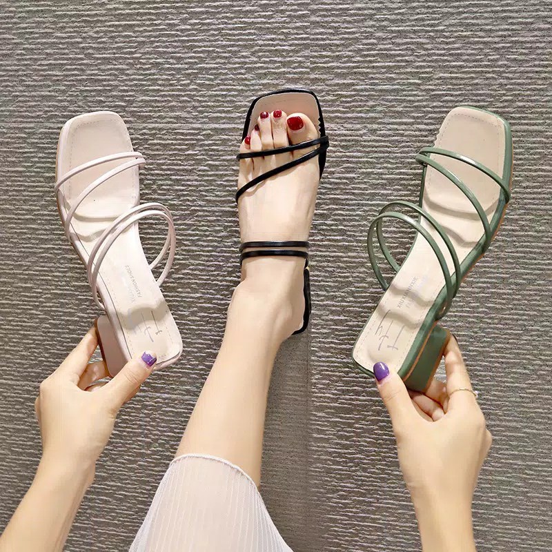 TG0799 SANDAL  SLIP TALI  SANDAL  CASUAL  WANITA  SANDAL  IMPORT 