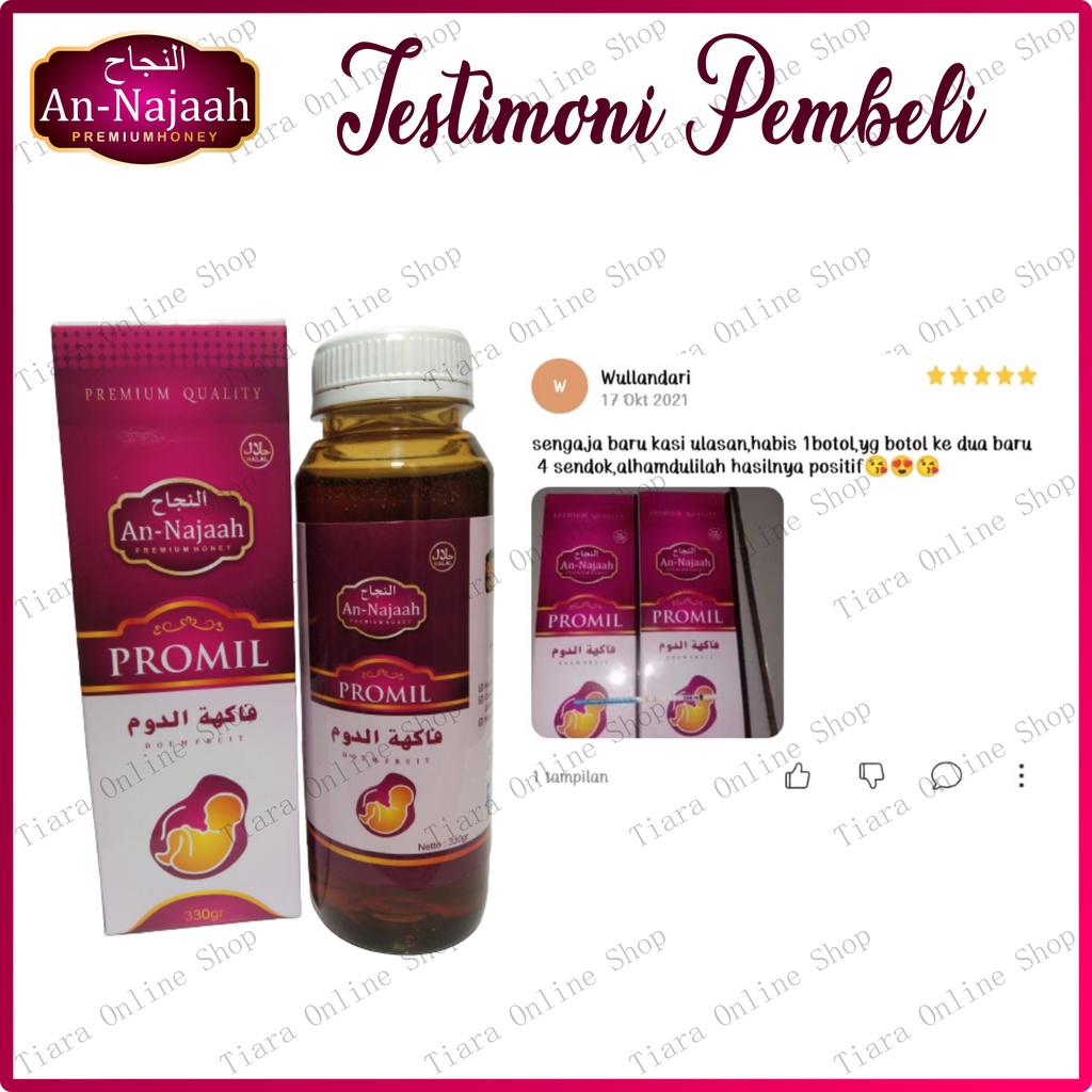 Madu PROMIL Zuriat Plus Kurma Muda Suami Istri | GRATIS 1 TES PACK | Ganti Kemasan Madu Prenamil BPOM |Madu Zuriat Plus Untuk Program Hamil Untuk Pria dan Wanita