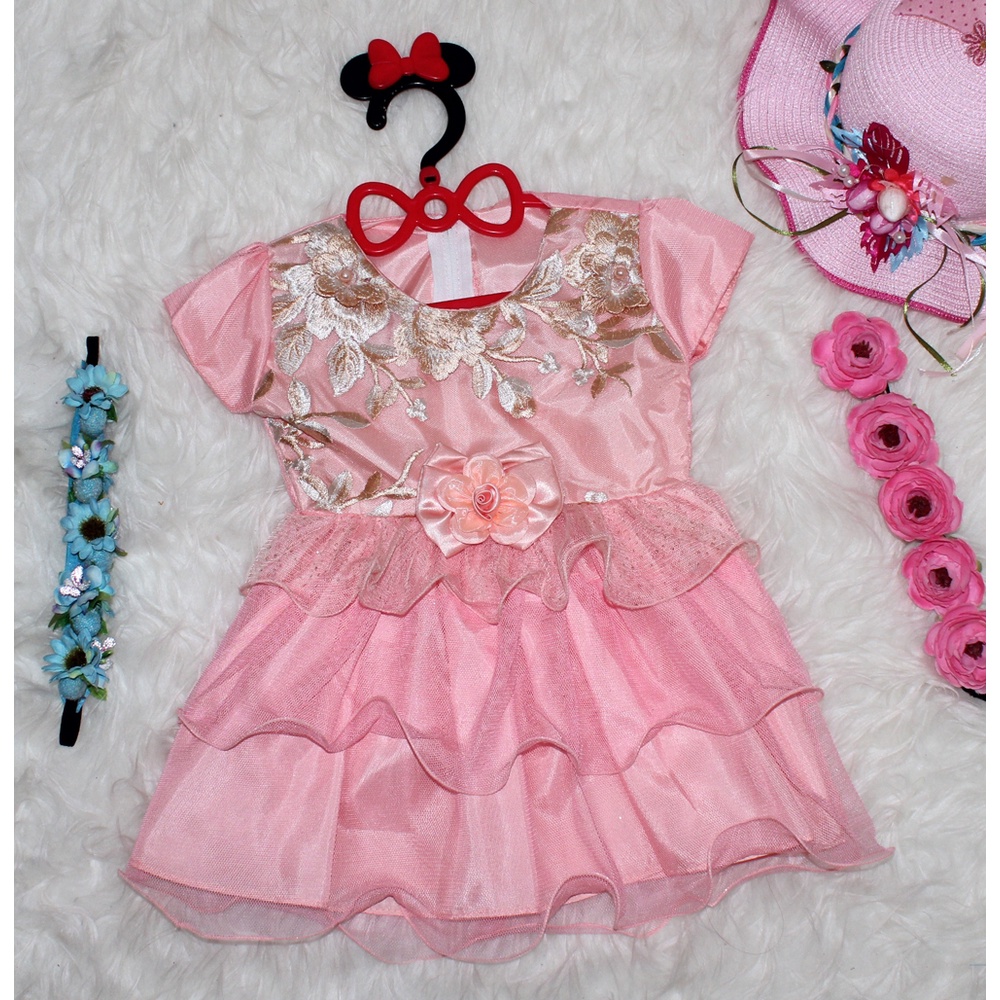 Dress Kids Runi/Gaun Anak Korea Stye/Gaun Pesta Bayi/ Dress Best Seller/Baju Bayi Murah