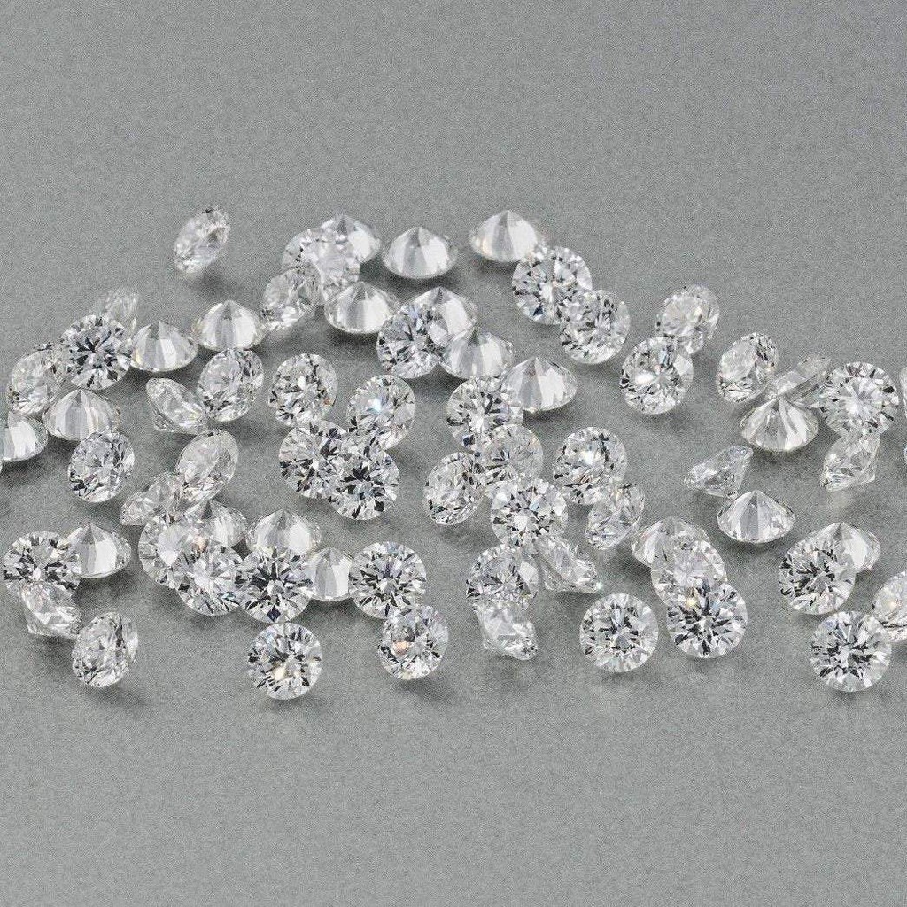 BERLIAN ASLI NATURAL DIAMOND EROPA ORIGINAL PUTIH Tabur 3mm Gugur 10 Murah Bukan Berlian Banjar