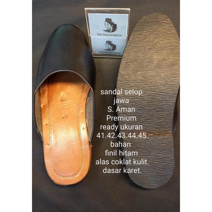 Sandal Selop Pria Jawa S Aman Premium