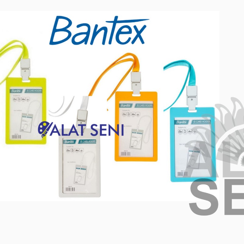

Id Card Holder Tali / Name Tag Holder Warna merk Bantex Dengan Tali