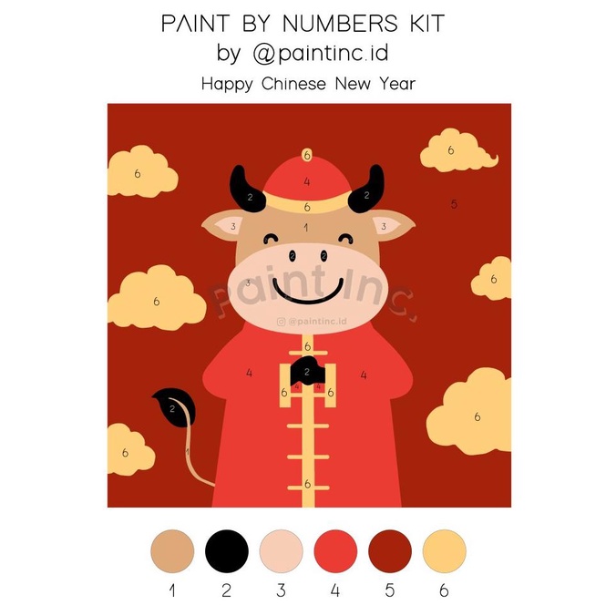 

BISA COD Paint by Numbers Kit: Happy Chinese New Year | Painting Kit | Hampers/CAT AKRILIK SET/CAT AKRILIK SET 24 WARNA/CAT AKRILIK PASTEL/CAT AIR/CAT AIR LUKIS SET/CAT AIR GIOTTO/KUAS LUKIS 1 SET/KUAS LUKIS KECIL/KUAS LUKIS LENGKAP/KANVAS LUKIS/KANVAS