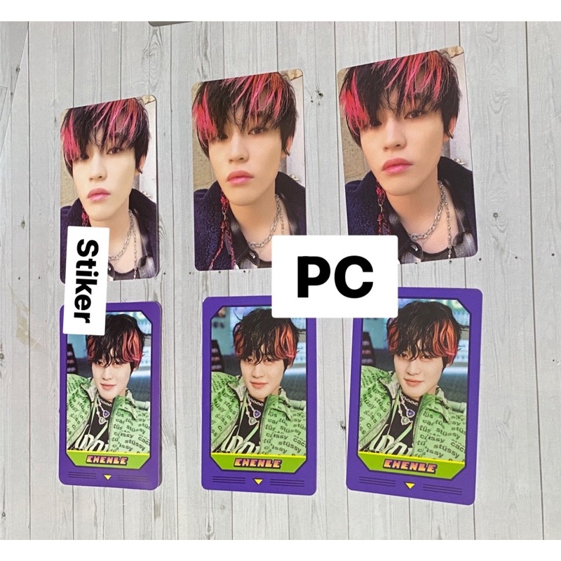 NCT Official PC Photocard Chenle Matching Card Glitch Mode MC set