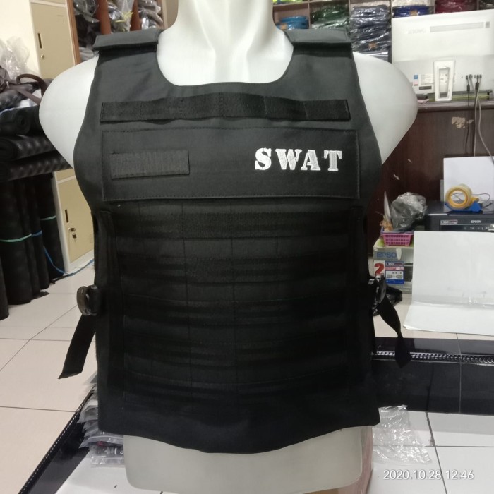 Rompi SWAT|Rompi Motor SWAT|Rompi hitam SWAT|Rompi bodyvest SWAT|ROMPI