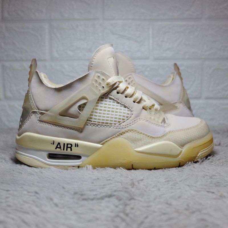 nike aj4 off white