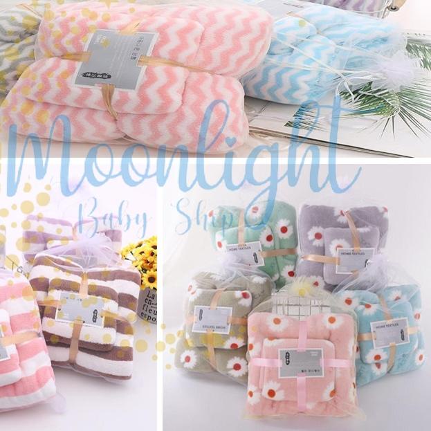 CarterLove Handuk Microfiber 70x140 cm BESAR | Handuk Lembut Jumbo Big Size 140x70 Bayi Anak Dewasa