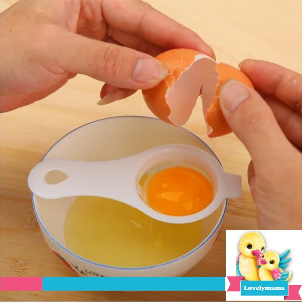 Alat Pemisah Kuning Telur telor Alat Egg White Separator Pemisah Kuning Putih Telur Praktis dapur