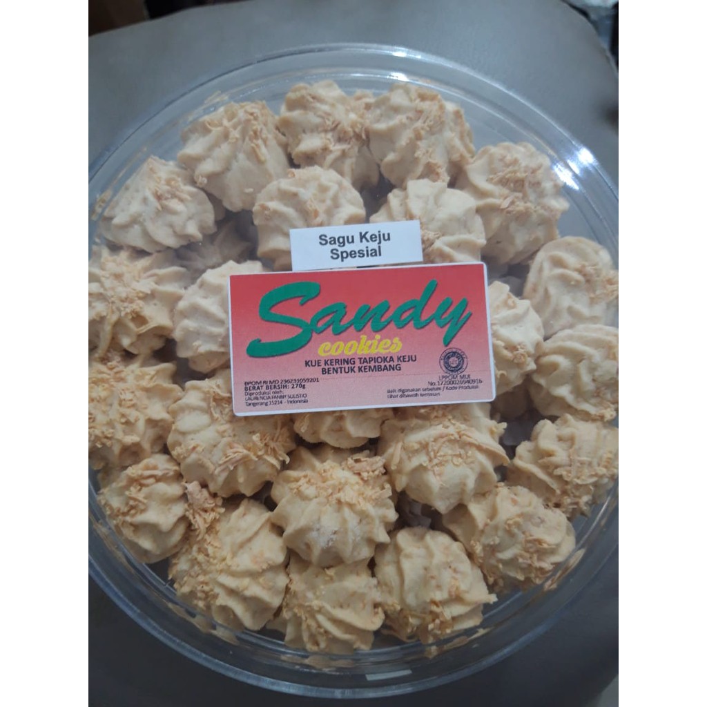 Sagu Keju Spesial (Sandy Cookies Sp) 500gr