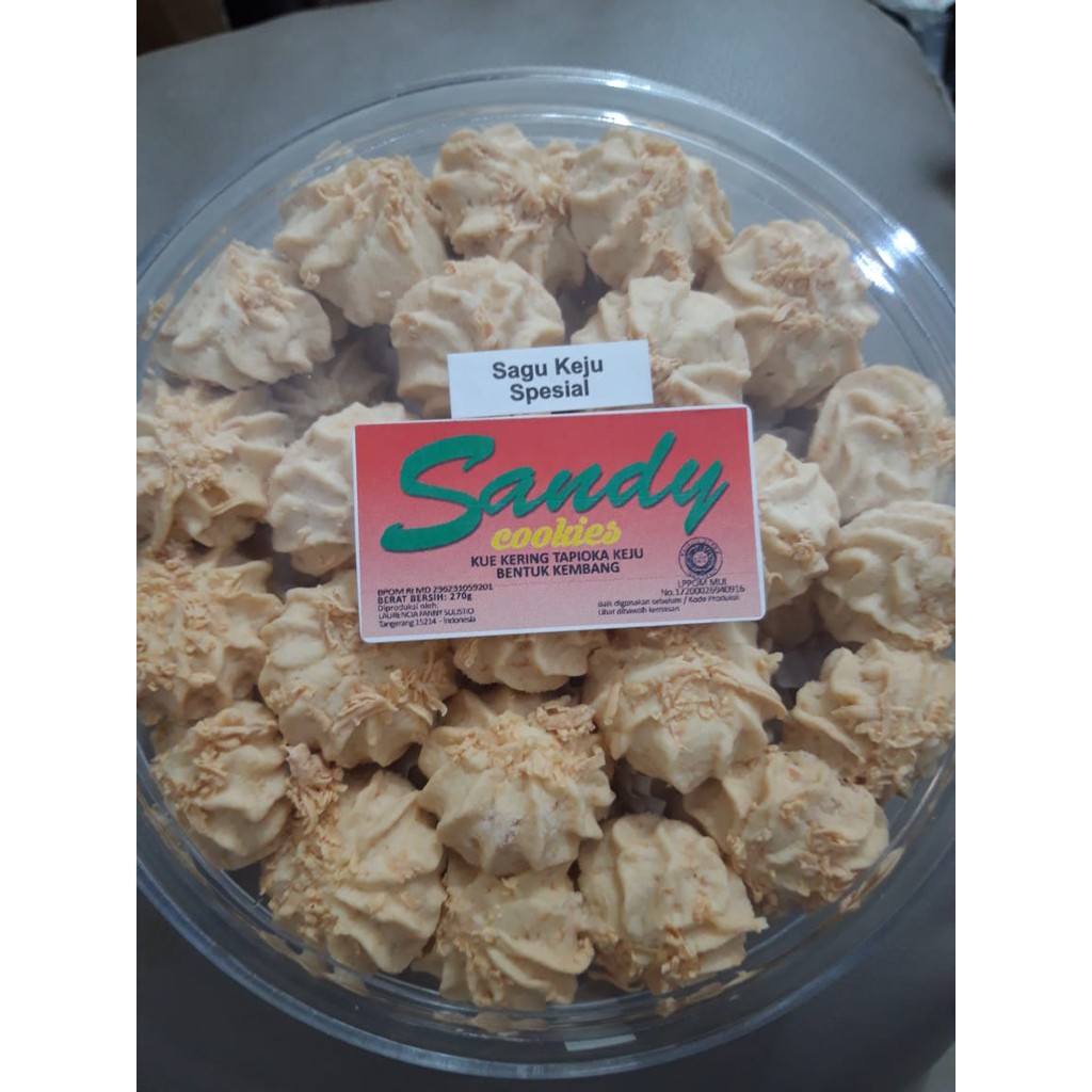 

Sagu Keju Spesial (Sandy Cookies Sp) 500gr