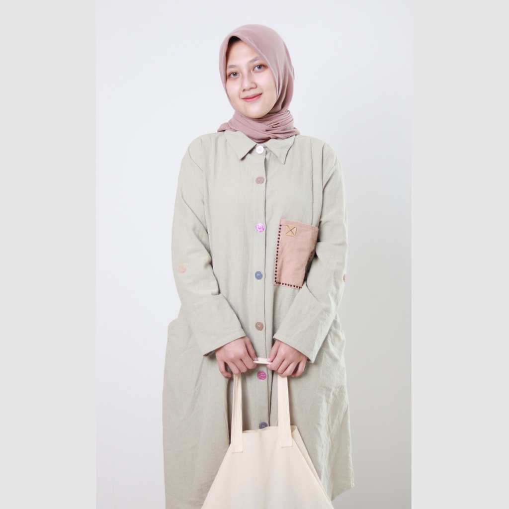 Baju Wanita | Sahmura Tunik Panjang by Elzanteri