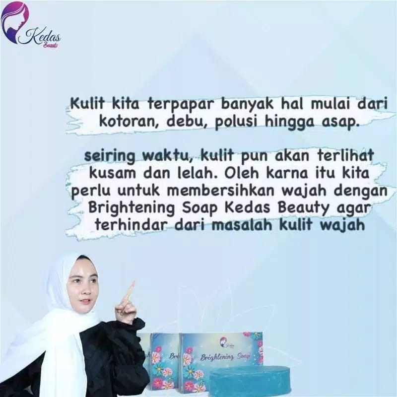 KEDAS BEAUTY SABUN KEDAS / SABUN PEMUTIH 100% ORIGINAL