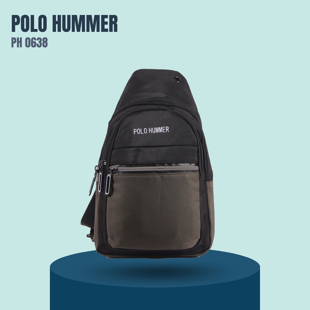 Tas Selempang Pria Tas Pria Sling Bag Crossbody - POLO HUMMER