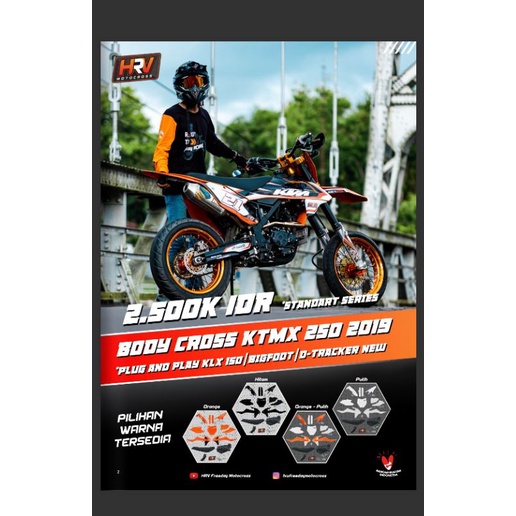 Body Set KTM 250 2019 - PNP KLX dtracker - HRV