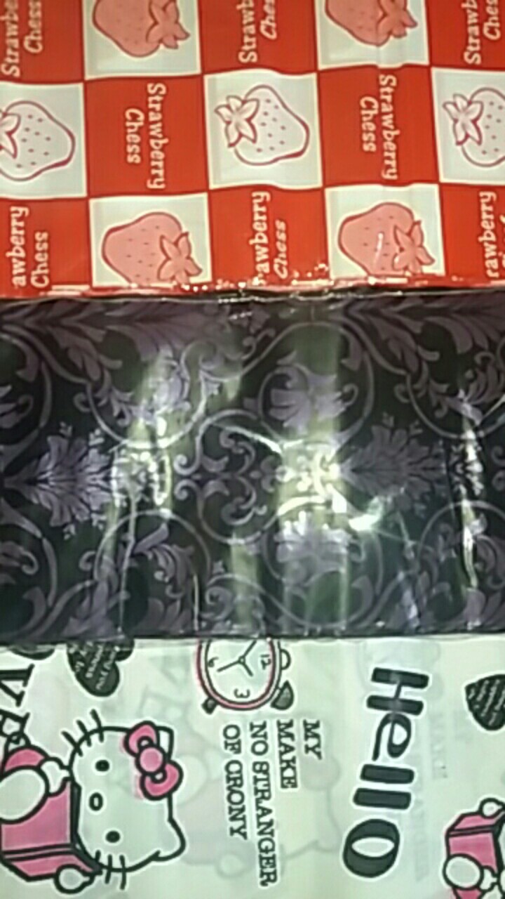 Kantong Plastik Olshop Murah Motif Ukuran 25 X 35 Cm Isi 50 Lembar