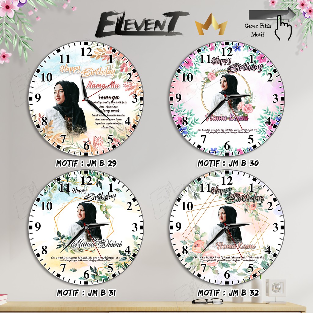 Hadiah Jam 20cm Dinding Unik Custom Foto Anak Keluarga Hadiah Pernikahan Sahabat Wedding Ulang Tahun isuda Graduation Pernikahan Ulang Tahun Ultah Panjangan Dinding walldecor rumah menarik MurahTeman Murah