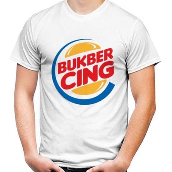 Kaos Baju Combed 3 Distro Bukber Cing Burger King Polos Custom Buk Ber Shopee Indonesia