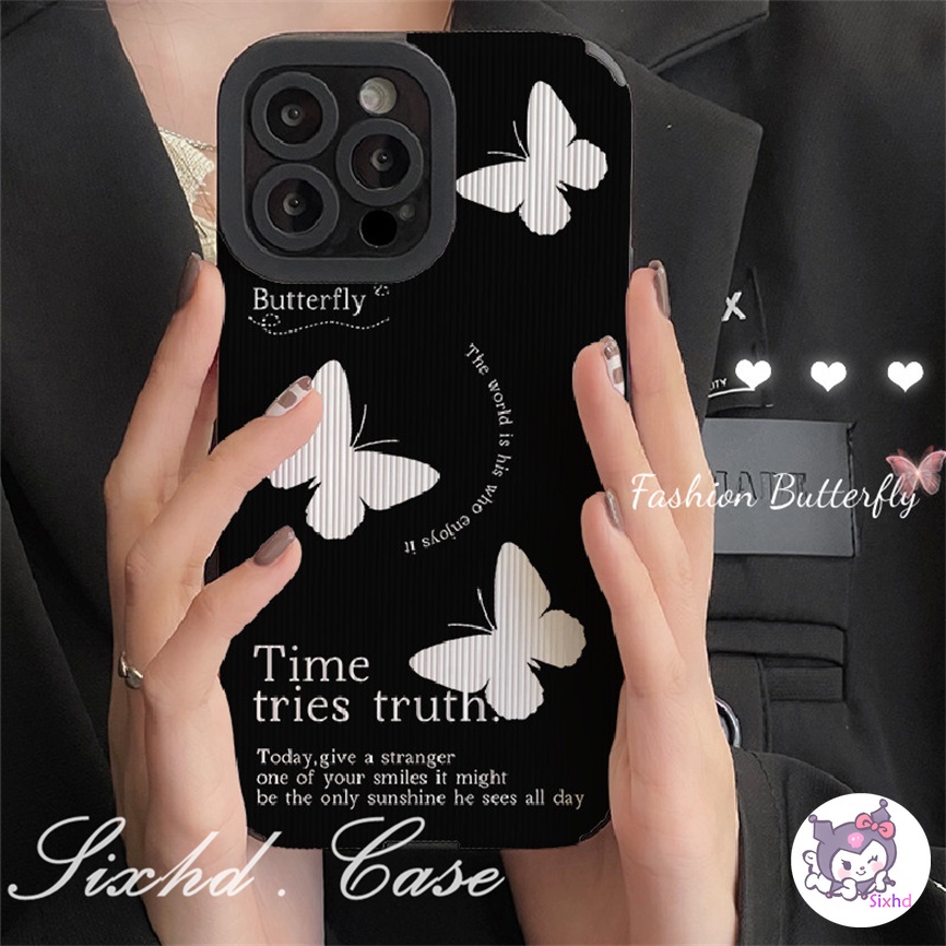 Redmi 10C 10A 10 Note 11 11s 10s 9s 9 8Pro Redmi 9 9A 9C 9T Xiaomi 12Pro Mi Poco X3Pro M3 M4Pro Fashion Advanced Simple Butterfly Phone Case Soft Silicon Protective Coverr