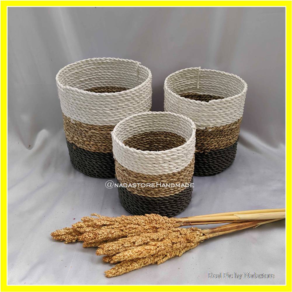 COVER POT ANYAMAN SATUAN / KERANJANG SATUAN / MINI LOLY SATUAN