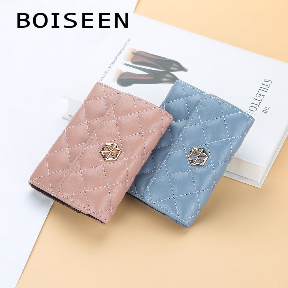 BOISEEN N1883 Dompet Kartu Wanita Bahan Kulit PU Leather Premium WATCHKITE WKOS