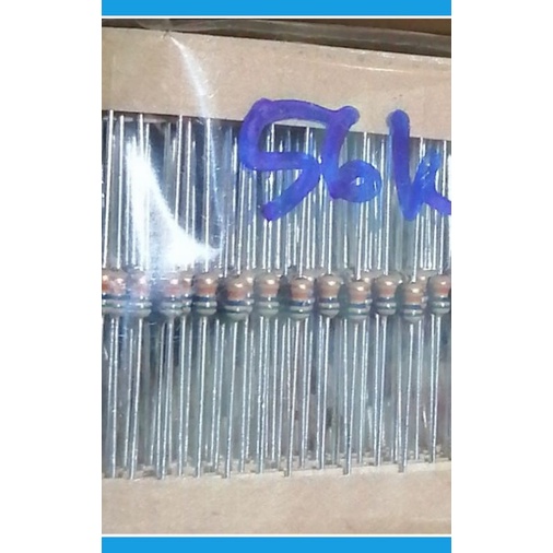 10, pcs, ANEKA NILAI RESISTOR, 1/4, WAT, BODY, 1/8, WAT