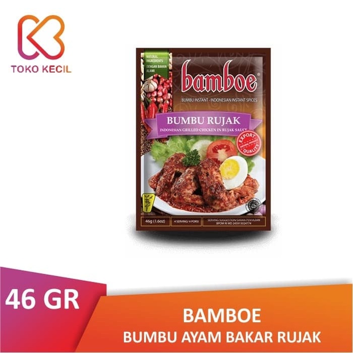 

Instan-Masak-Bumbu- Bamboe Bumbu Ayam Bakar Rujak -Bumbu-Masak-Instan.