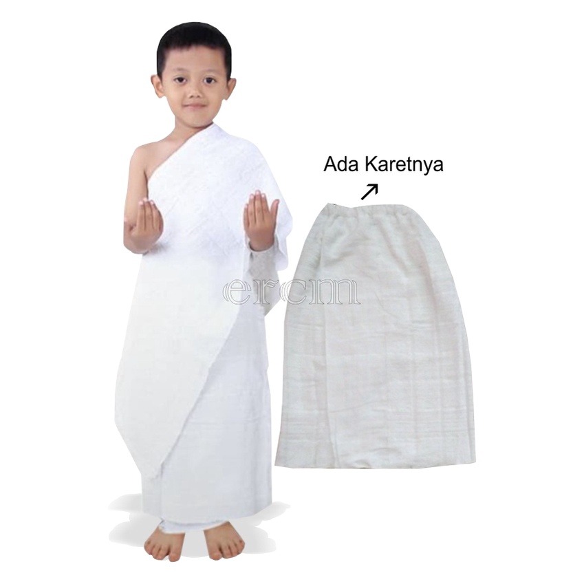 BAJU MANASIK HAJI ANAK TK BAJU IHROM ANAK LAKI LAKI KAIN IHROM ANAK SATU SET
