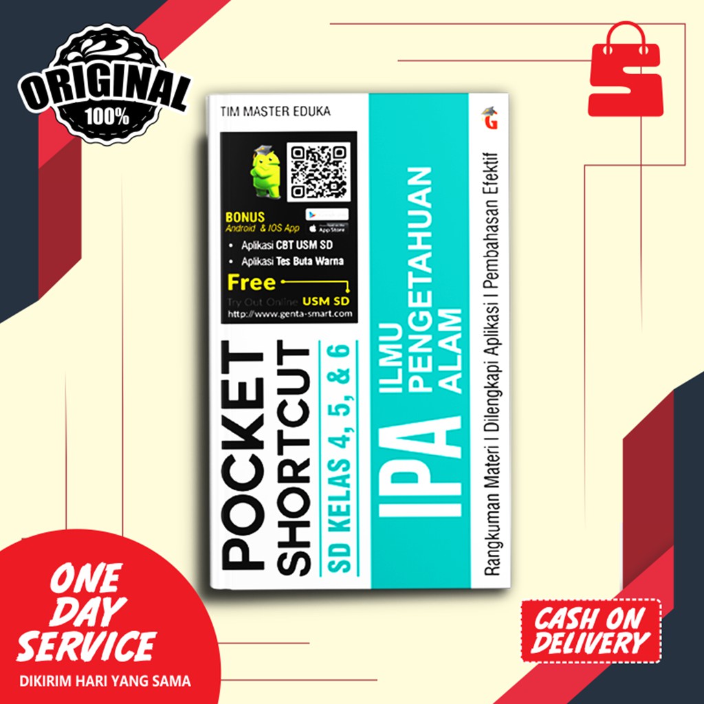 BUKU MATERI SOAL SD POCKET SHORTCUT IPA SD 4 5 6