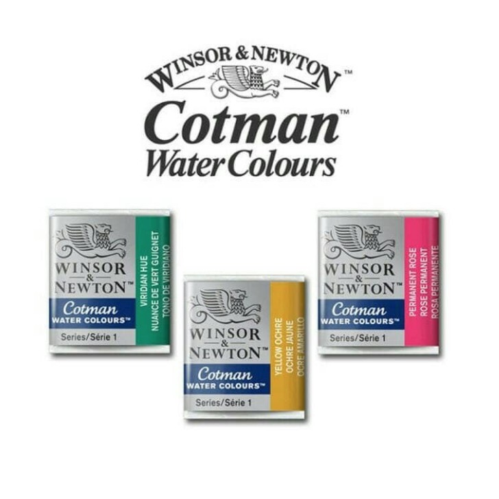 Winsor &amp; Newton - Cotman Watercolor Half Pan Refill Series 1 (2/2)