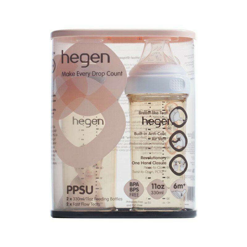 Hegen PCTO 330ml / 11oz Feeding Bottle PSSU - 2 pack