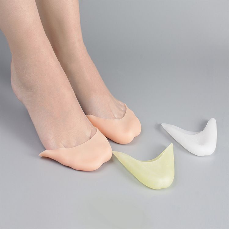 (BOW) Silicone Alas Kaki Anti Selip Pelindung Bagian kaki silicone (0A79)