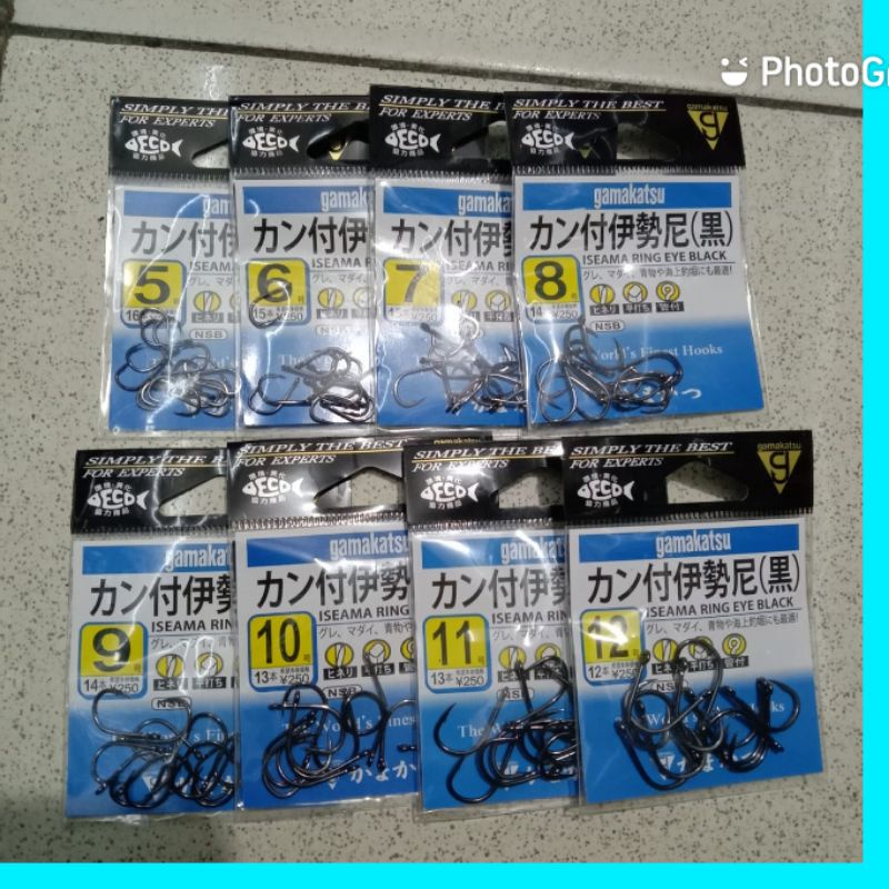 Kail Pancing Gamakatsu Iseama Ring black eye