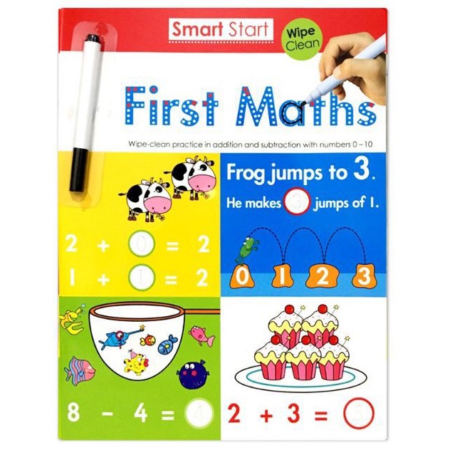 

Wipe and clean book / First Maths / Buku Matematika Anak